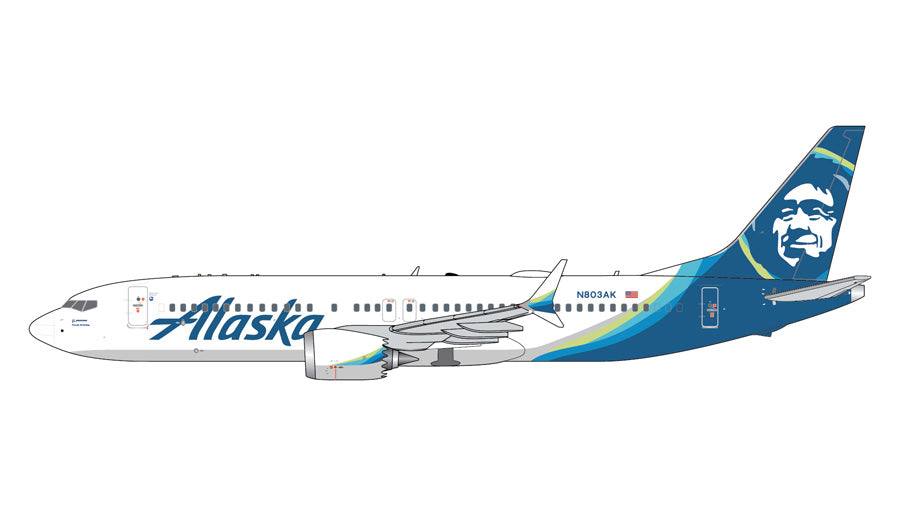 B737 MAX8 アラスカ航空 N803AK 1/400 [GJASA2392]