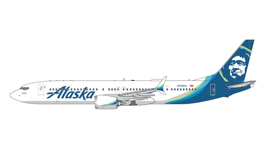 【予約商品】737 MAX9 アラスカ航空 N708AL 1/400 (GJ20260411) ［GJASA2393］