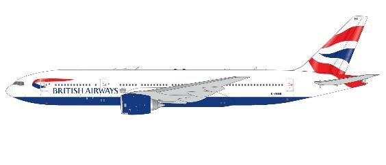 [Pre-order item] 777-200ER British Airways G-YMMS *Flaps down 1/400 (GJ20230721) [GJBAW2117F] 