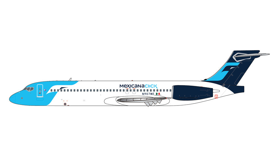 B717-200 メキシカーナ・クリック N907ME 1/400 [GJCBE2391]