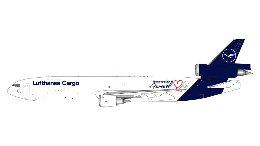 MD-11F ルフトハンザカーゴ Farewell MD-11 D-ALCC 1/400 [GJDLH2072]