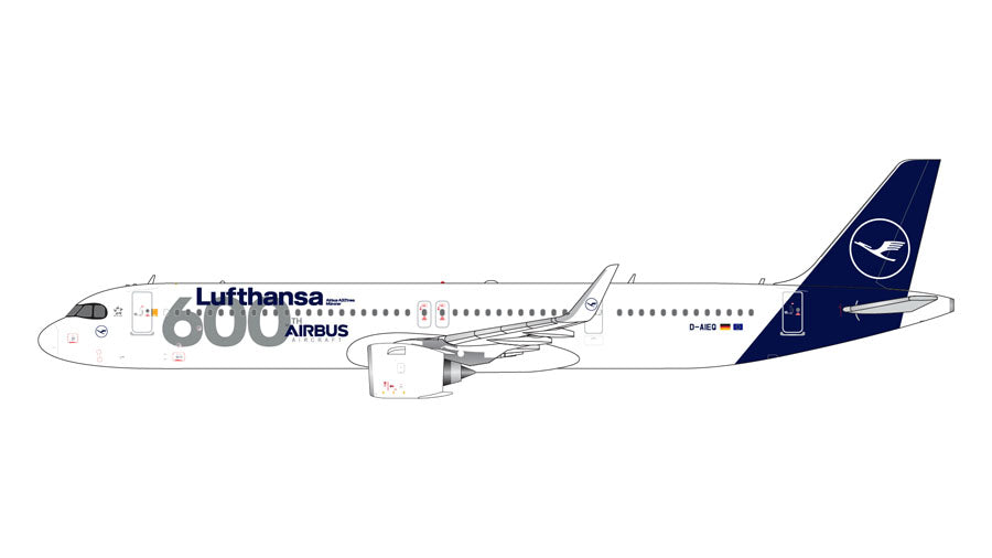 A321neo Lufthansa "600th Airbus Aircraft" D-AIEQ 1/400 [GJDLH2238] 