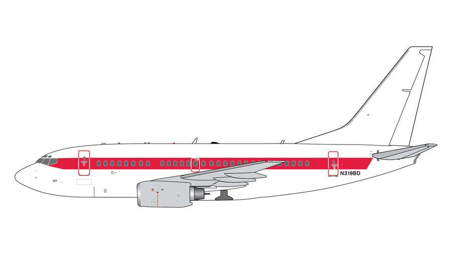 B737-600 EG&G 「Janet」 N319BD 1/400 [GJEGG2419]