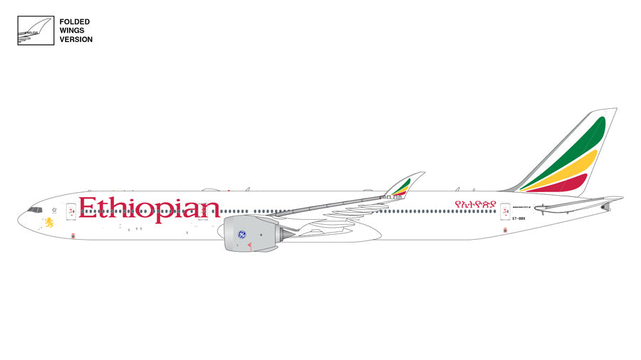 【予約商品】B777-9 エチオピア航空 「Folded-Wings version」 ET-BBX 1/400 (GJ20251017) [GJETH2280]