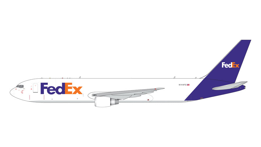 [Pre-order item] 767-300ERF FedEx "revised livery" N144FE 1/400 (GJ20250131) [GJFDX2311] 