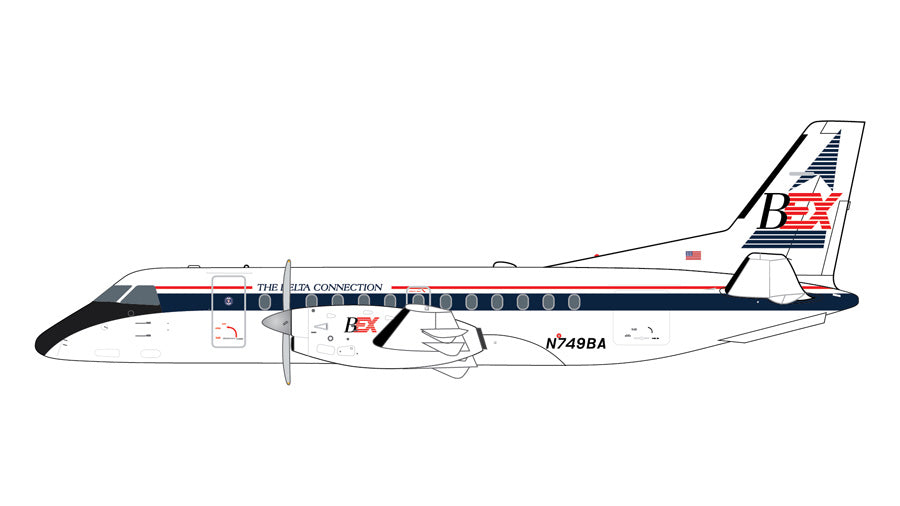 GeminiJets Saab340A ビジネスエクスプレス航空 「The Delta