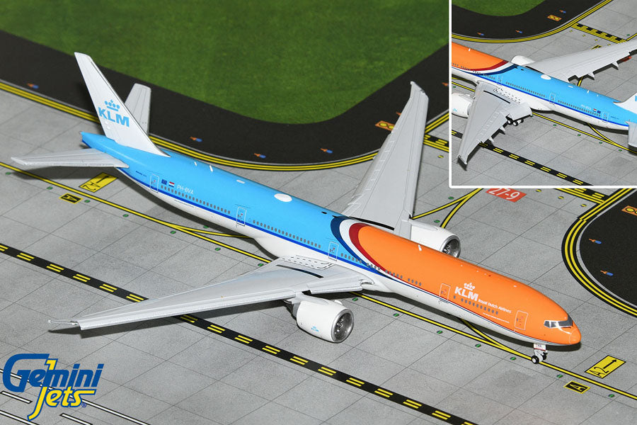 GeminiJets 777-300ER KLM Royal Dutch Airlines new Orange Pride