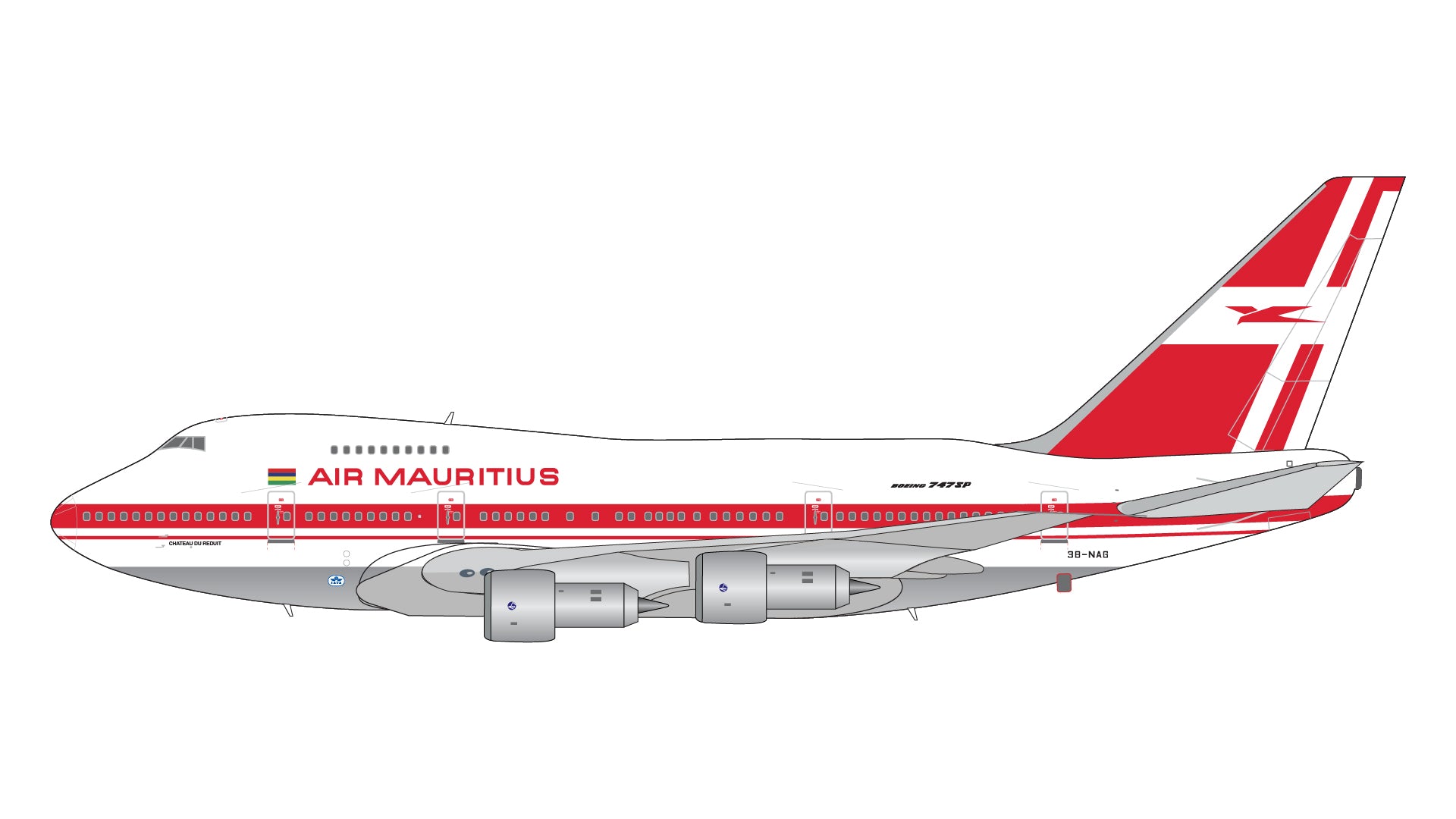 747SP Air Mauritius 3B-NAG 1/400[GJMAU1496] 