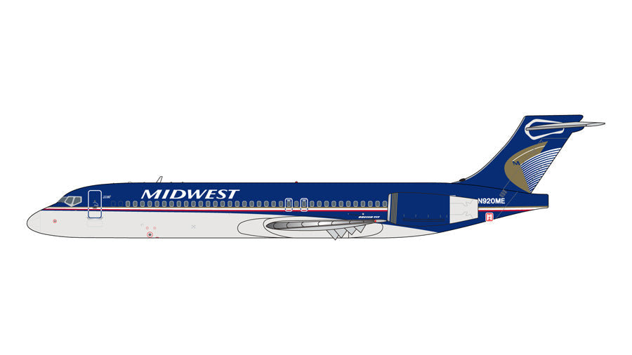 GeminiJets 717-200 ミッドウエスト航空 N920ME 1/400 [GJMEP1488]