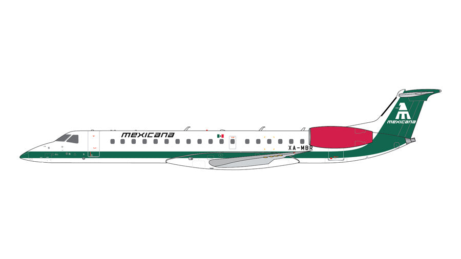 E145EP メキシカーナ航空 XA-MBR 1/400 [GJMXA2267]
