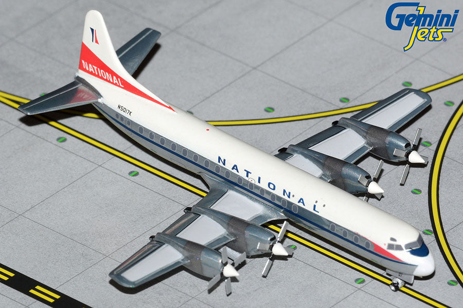 L-188A National Airlines 1960s Polished finish N5017K 1/400 [GJNAL2136]