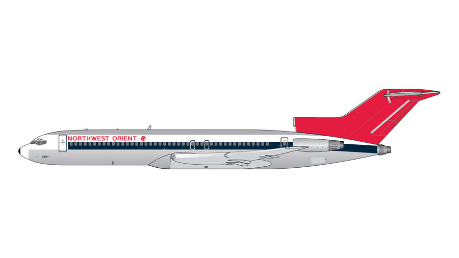 【予約商品】727-200 ノースウエスト・オリエント航空 「1980s thermometer livery」 ※ポリッシュ仕上げ N298US 1/400 (GJ20251221) [GJNWA2354]