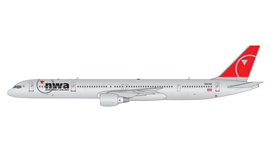 【予約商品】B757-300 ノースウエスト航空 「nwa」 N587NW 1/400 (GJ20251017) [GJNWA2366]