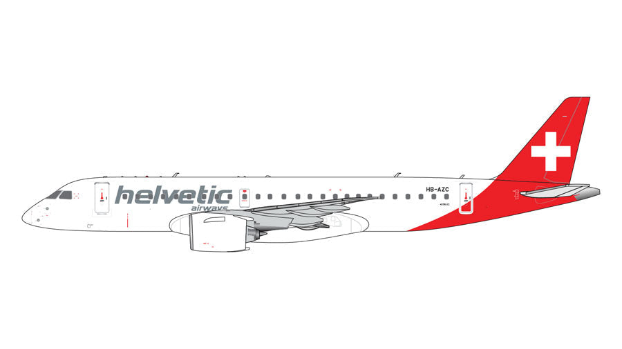 E190-E2 ヘルべティック エアウェイズ HB-AZC 1/400 [GJOAW2323]