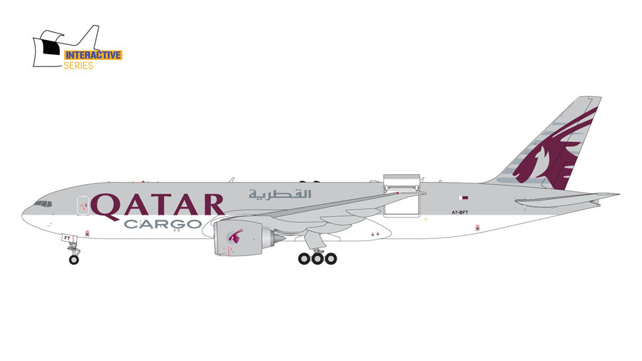 777LRF Qatar Airways A7-BFT with opening and closing function 1/400 [GJQAC2145] 