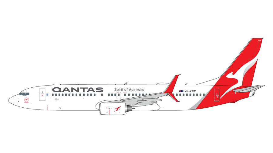 【予約商品】737-800S カンタス航空 VH-VZW 1/400 (GJ20250912) [GJQFA2371]