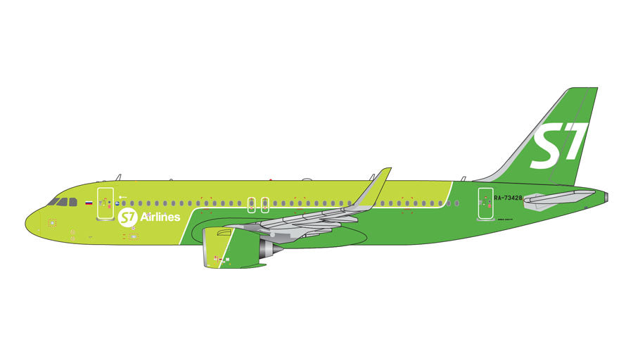 【予約商品】A320neo S7航空　RA-73428　1/400 (GJ20240518) [GJSBI2264]