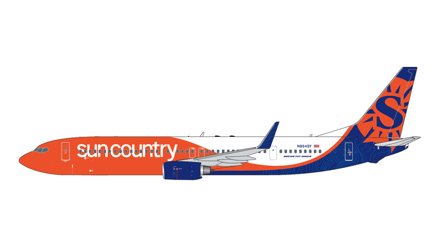 【予約商品】737-900ER サンカントリー・エアラインズ N904SY 1/400 (GJ20260901) [GJSCX2407]
