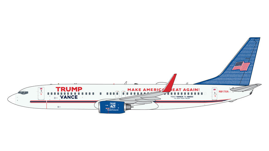 737-800 Trump-Vance Campaign N917XA 1/400 [GJTRU2306] 