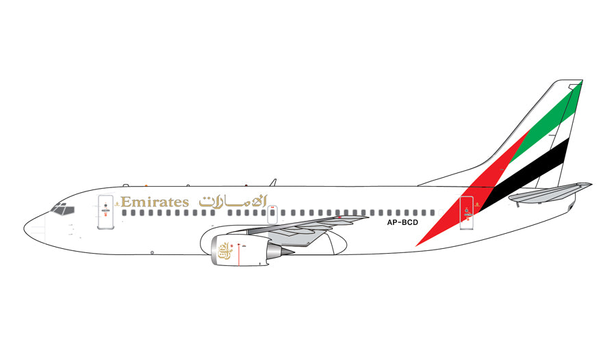 【予約商品】737-300 エミレーツ航空 「1980s livery」 AP-BCD 1/400 (GJ20251117) [GJUAE2232]