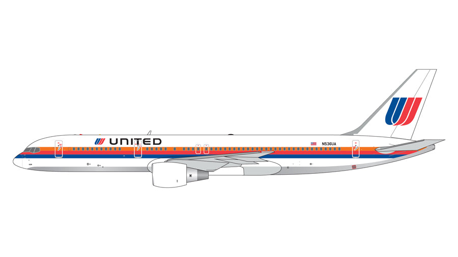 757-200 United Airlines Saul Bass livery N536UA 1/400 [GJUAL1983] 