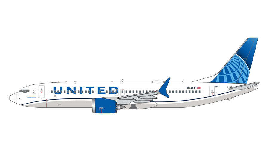 737 MAX 8 United Airlines N17265 1/400 [GJUAL2225] 