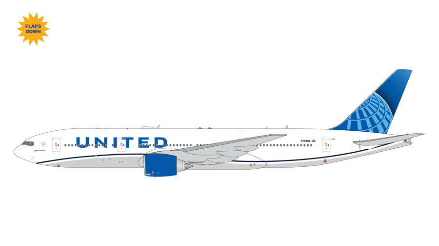 【予約商品】777-200ER ユナイテッド航空 ※フラップダウンモデル N798UA 1/400 (GJ20250912) [GJUAL2230F]