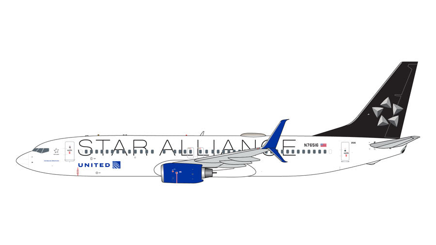 [Pre-order item] 737-800 United Airlines "Star Alliance" N76516 1/400 (GJ20250131) [GJUAL2312] 