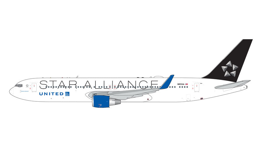 【お取り寄せ】767-300ER ユナイテッド航空 スターアライアンス塗装 N653UA 1/400 [GJUAL2313]