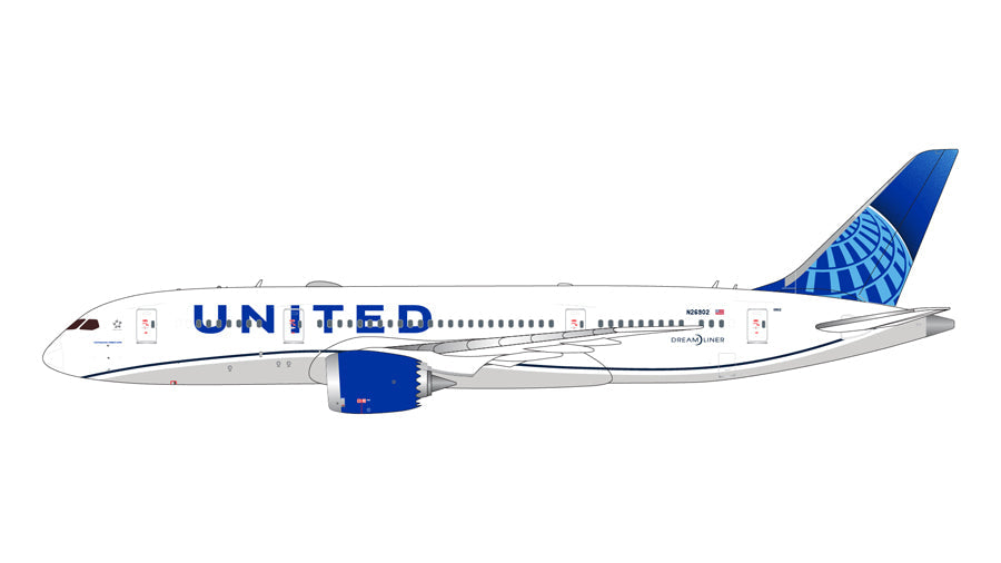 787-8 ユナイテッド航空 現行塗装  N26902 1/400 [GJUAL2329]