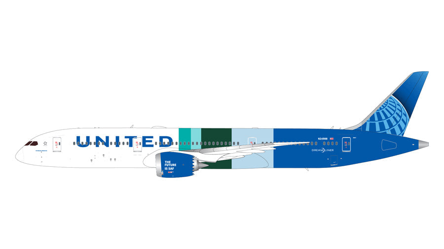787-9 ユナイテッド航空 「The Future is SAF」 N24988 1/400 [GJUAL2333]