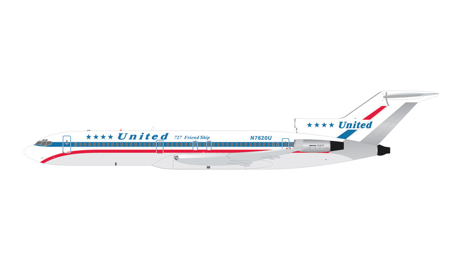 【予約商品】727-200 ユナイテッド航空 「Friend Ship」 N7620U 1/400 (GJ20260308) [GJUAL2352]