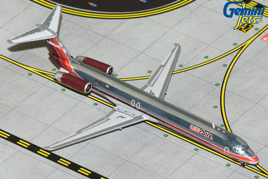 MD-82 US Airways "1980s triple red" N824US polished 1/400[GJUSA1163] 