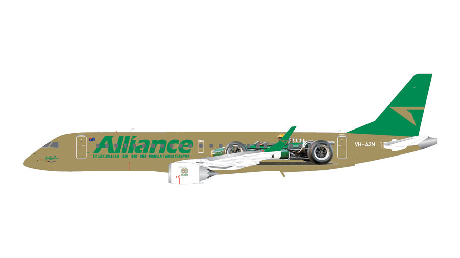 E190 アライアンス航空 「サー・ジャック・ブラバム F1 レースカー」 VH-A2N 1/400 [GJUTY2405]