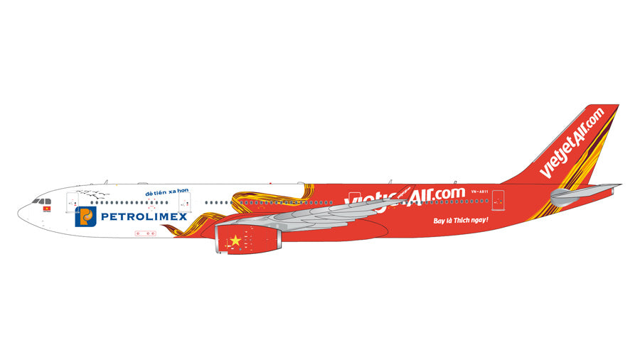 【予約商品】A330-300 ベトジェットエア 「Petrolimex」 VN-A811 1/400 (GJ20251017) [GJVJC2080]