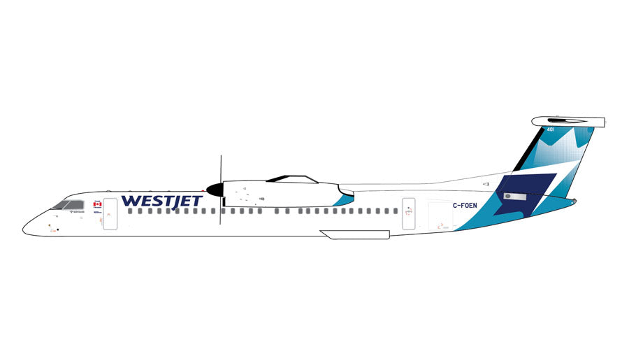 GeminiJets 【お取り寄せ】DHC-8 Q400 ウエストジェット C-FOEN 1/400