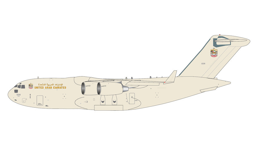 【予約商品】C-17A アラブ首長国連邦空軍 1228 1/400 (GJ20260801)［GMUAE159］