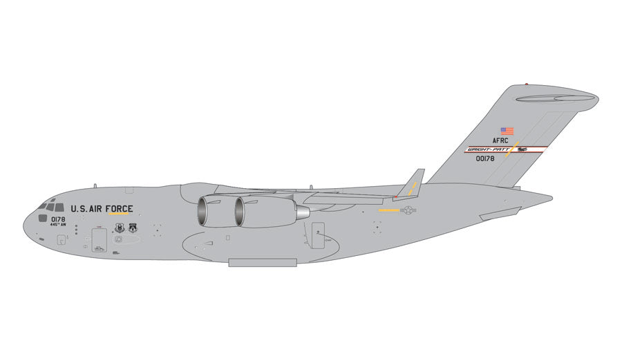 [Pre-order item] C-17A US Air Force Wright-Patterson Air Force Base 00-0178 1/400 (GJ20241110) [GMUSA146] 