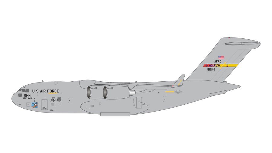 【予約商品】C-17A アメリカ空軍 May-44 1/400 (GJ20250428) [GMUSA148]