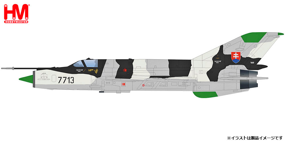 【予約商品】MIG-21MF スロバキア空軍 第4飛行隊 スリアチ空軍基地 1999年 7713 1/72 (HM20251006) [HA0153]
