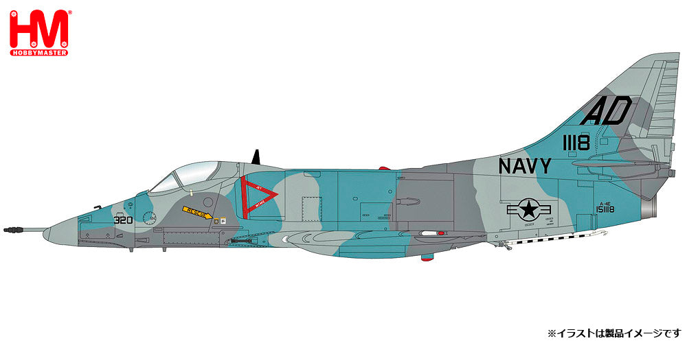 【予約商品】A-4E アメリカ海軍 VA-43  「アグレッサースキーム」 1975年 151118 1/72 (HM20251006) [HA1442]