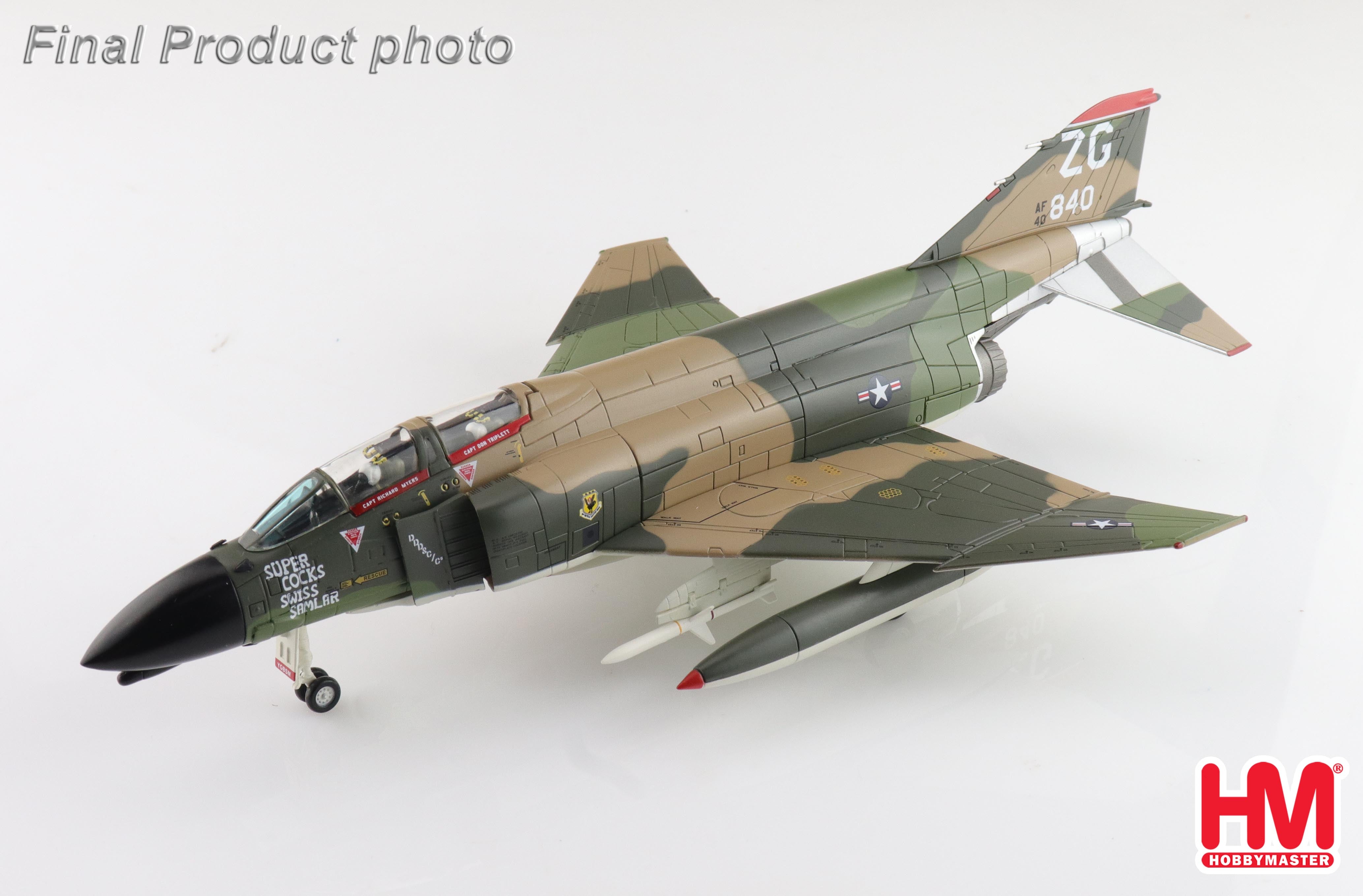 EF-4C アメリカ空軍 第475戦術戦闘航空団 第67戦術戦闘飛行隊 「スーパー・コックス スイス・サムラー」 #64-0840 1971年 1/72 [HA19069]