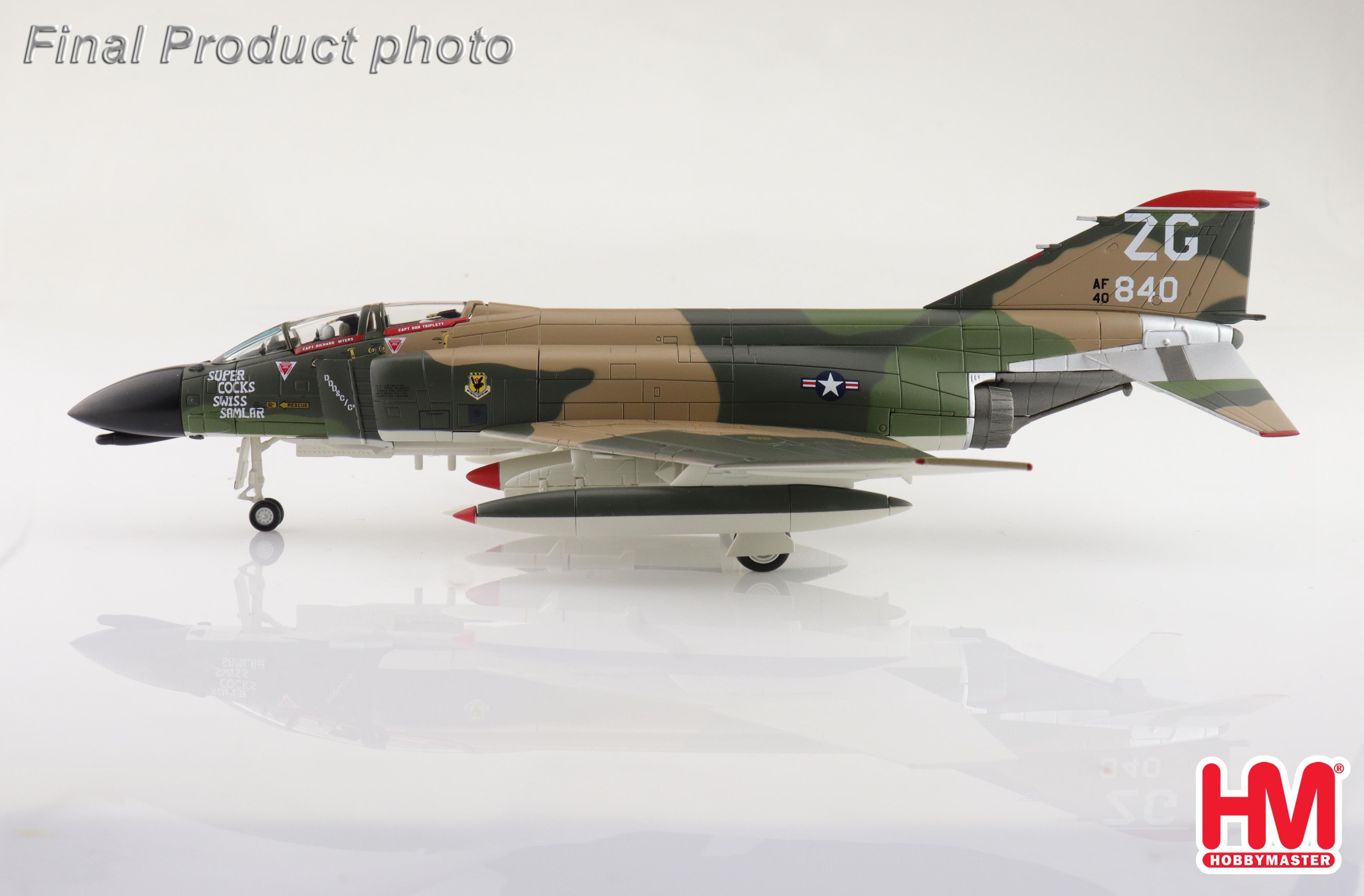 EF-4C アメリカ空軍 第475戦術戦闘航空団 第67戦術戦闘飛行隊 「スーパー・コックス スイス・サムラー」 #64-0840 1971年 1/72 [HA19069]