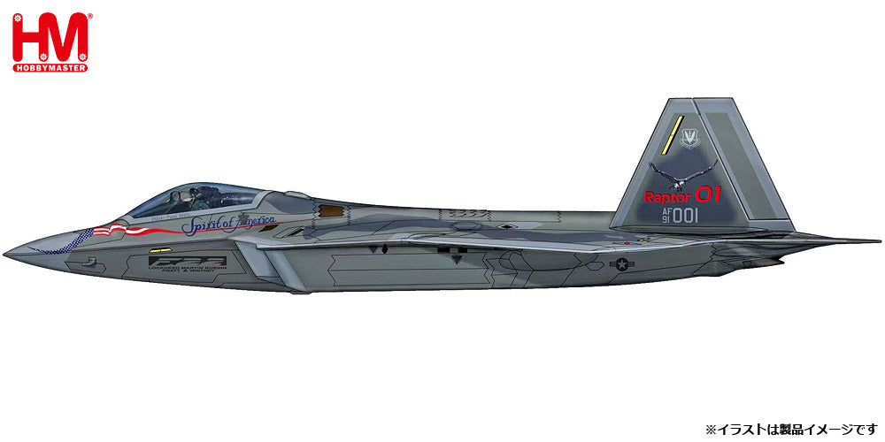 【予約商品】F-22 ラプター 「スピリット･オブ･アメリカ・スペシャル2」　1/72  (HM20240227) [HA2811C]