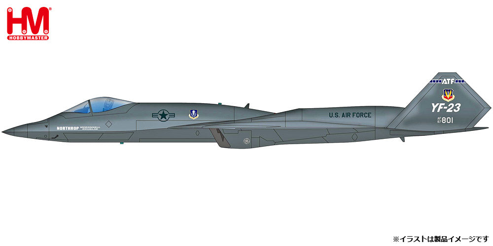 YF-23 PAV-2 「グレイゴースト」 1990年 87-0801 ※AIM-120・AIM-9付属 1/72 [HA2850]