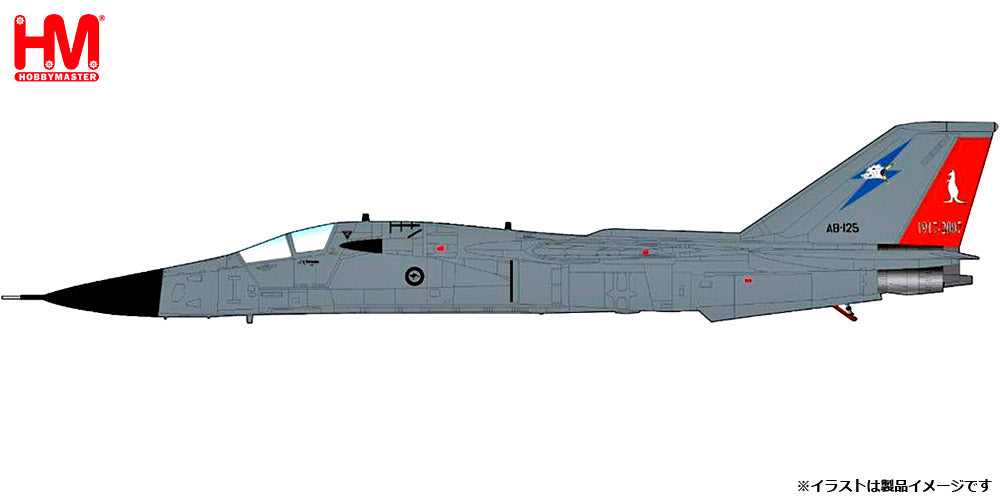 【予約商品】F-111C オーストラリア空軍 第6飛行隊 「90周年記念」 2007年 ※AGM-142付属　A8-125 1/72 (HM20250718) [HA3034]