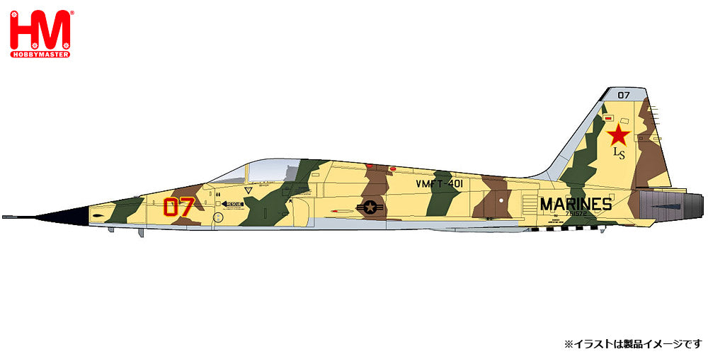 【予約商品】F-5N タイガーⅡ アメリカ海兵隊 第401海兵戦闘訓練飛行隊 2018年 1/72 (HM20240831) [HA3398]