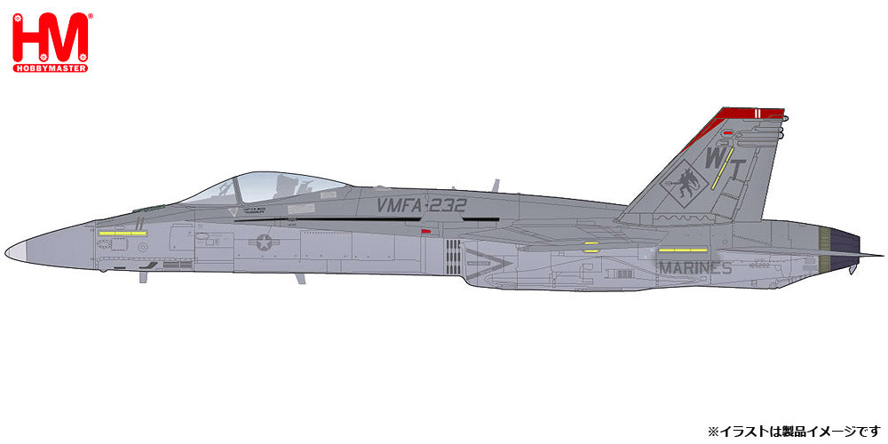 F/A-18C アメリカ海兵隊 VMFA-232 「レッドデビルズ」 2014年 165222 1/72 [HA3588]