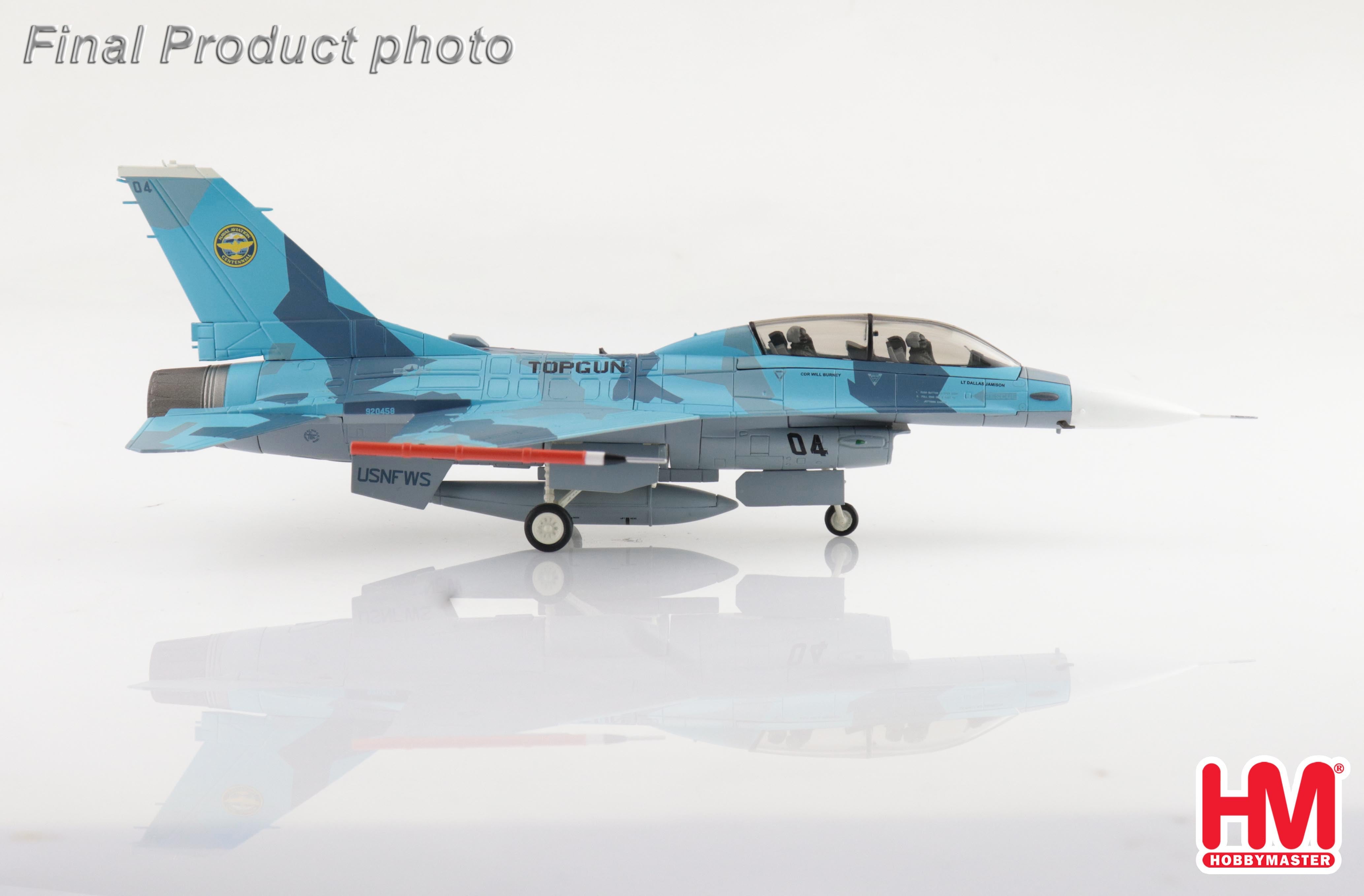 F-16B アメリカ海軍 NFWS 「海軍航空隊100周年記念塗装 TOPGUN」 2011年 04 1/72 [HA38019]