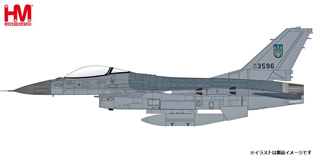 [Pre-order item] F-16AM Ukrainian Air Force 2024 1/72 (HM20250126) [HA38047] 